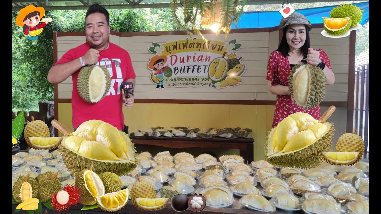 สวนสุภัทราแลนด์ บุฟเฟต์ทุเรียนไม่จำกัดเวลา กินได้ไม่อั้น 690 บ. เม.ย 66