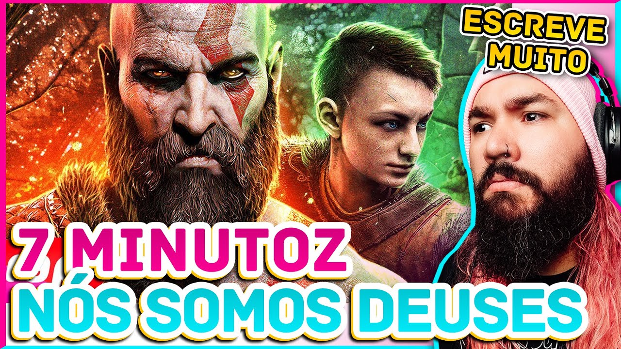 React - 7 Minutoz - Rap do Kratos e Atreus (God of War) - NÓS SOMOS DEUSES | NERD HITS | Música Geek