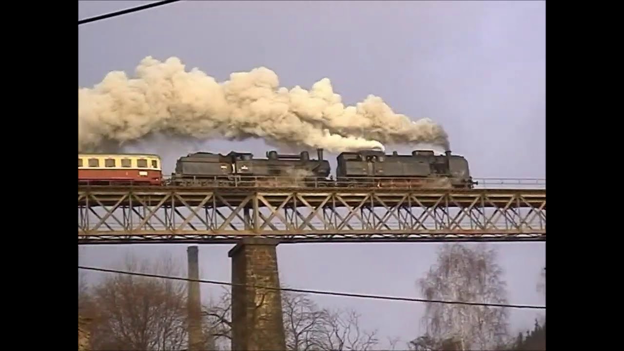 Schwere Bergfahrt zwischen Louka u Litvínova und Moldava v Krušných horách am 07.12.2002