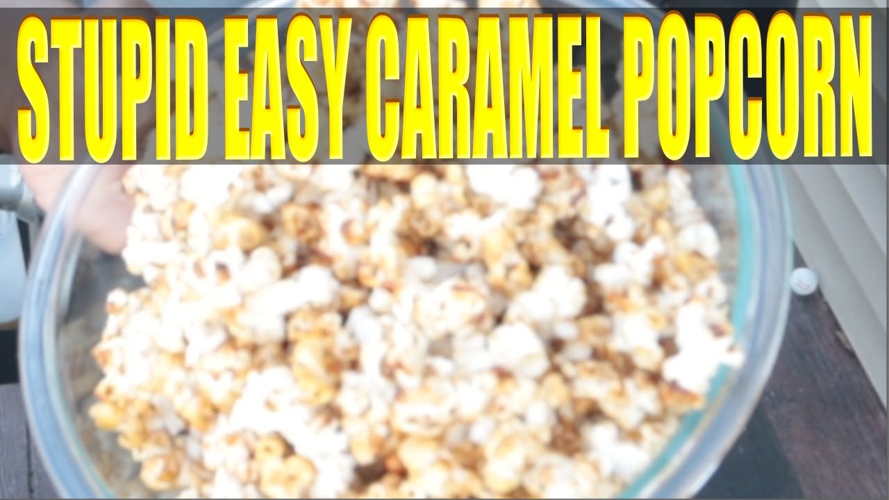 The Best CARAMEL POPCORN ON THE BLACKSTONE GRIDDLE Timelapse