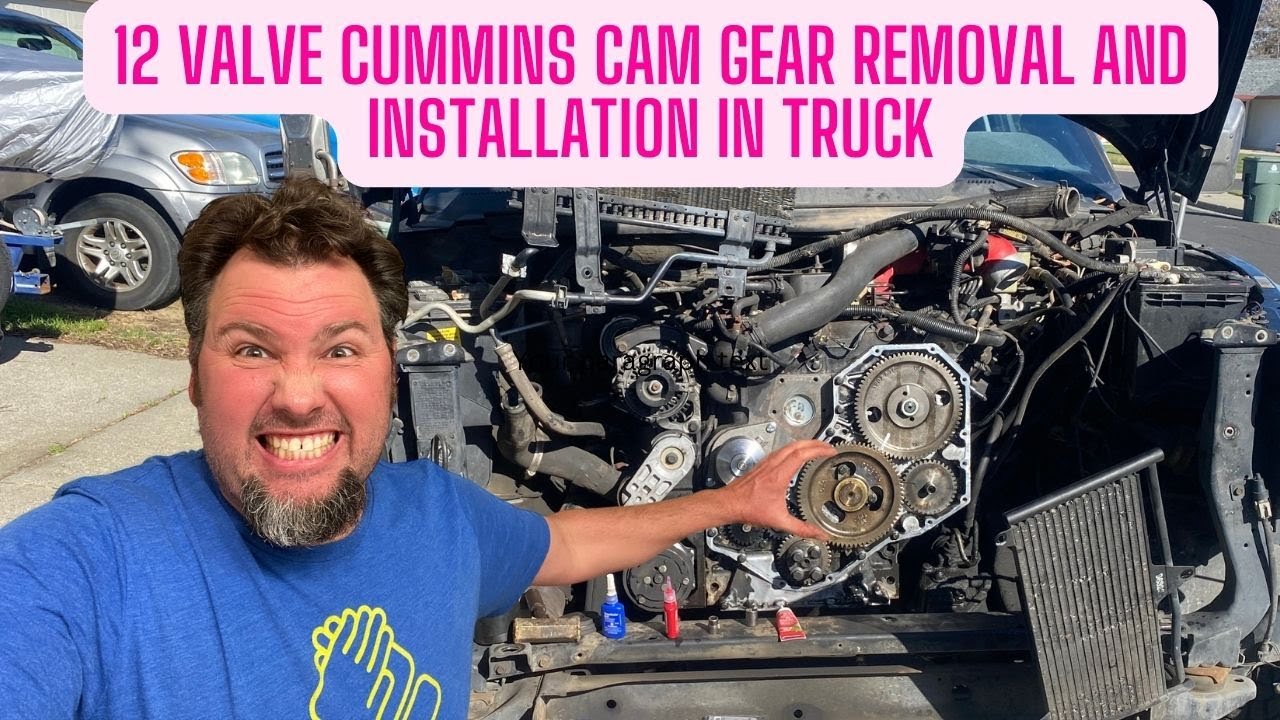12 Valve Cummins Cam Gear Removal and Installation in Truck