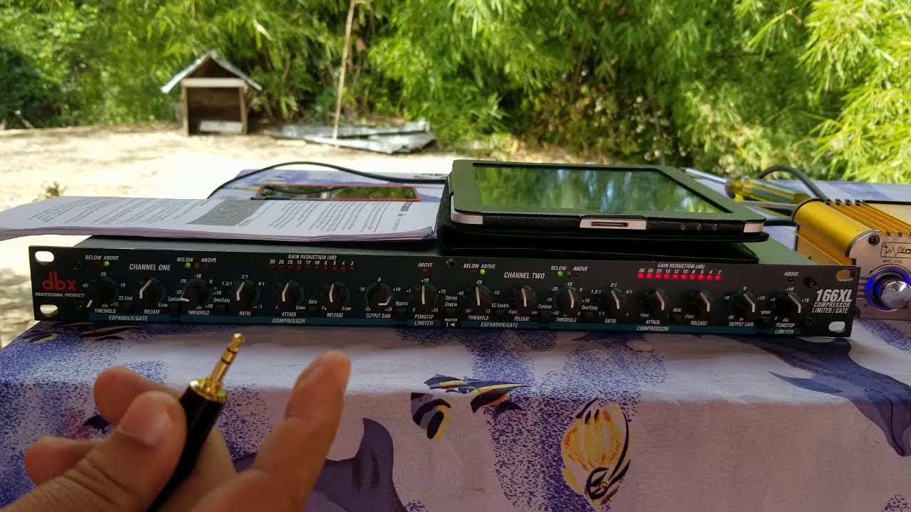Como Conectar El Compresor DBX 166xl y sus carateristica