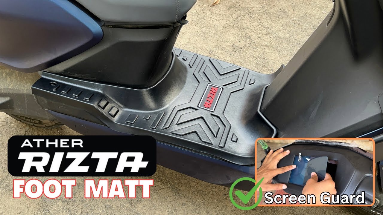 Ather Rizta Foot matt || Rizta Floor Matt || Mahabir 3D Rubber Floor Foot Matt || Rizta Screen Guard