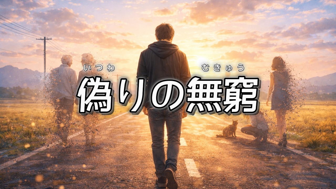 偽りの無窮(むきゅう)　【AIオリジナルソング】#未来の後悔 #大切な時間