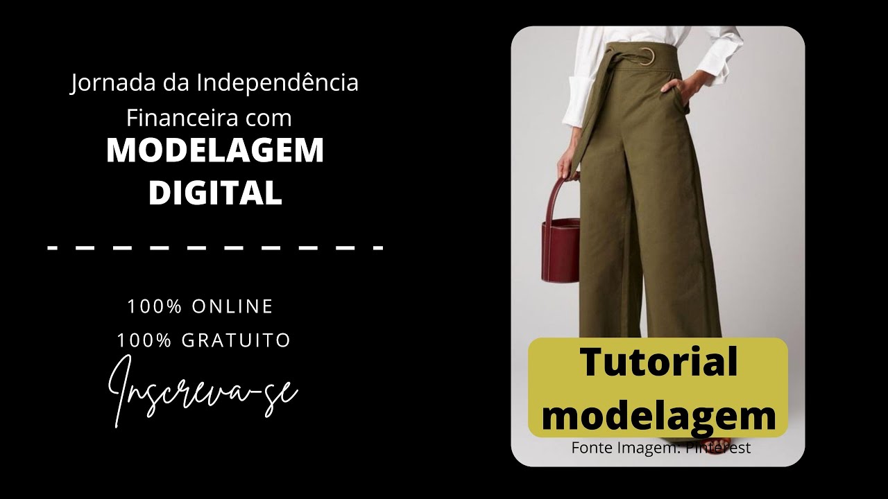 TUTORIAL MODELAGEM DIGITAL CALÇA PANTALONA