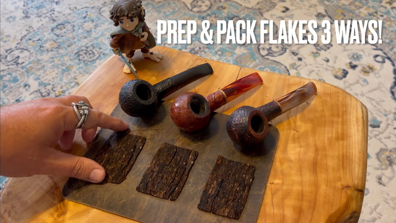 How To Prepare & Pack Flake Pipe Tobacco - 3 Ways!