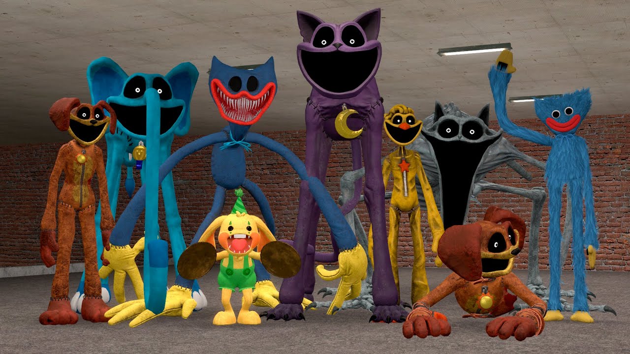 Surviving the Poppy Playtime Characters, Chapter 1, 2, 3, 4 | Garry's Mod