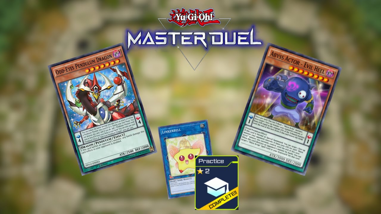 [Yu-Gi-Oh! Master Duel] Duel Strategy 2 - Practice 9 Pendulum Summoning - Evil Heel