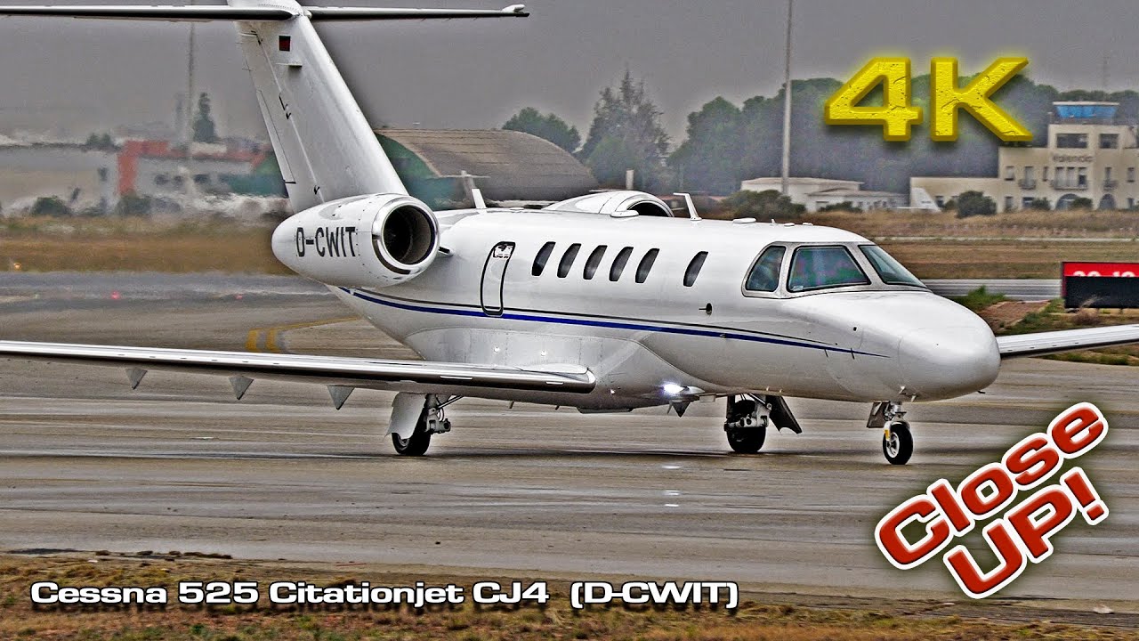 Cessna 525 Citationjet CJ4  Private Jet (D-CWIT) Close up!