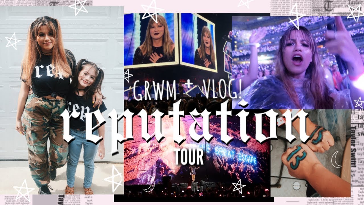 I FRIGGIN WENT TO THE REPUTATION TOUR! 🐍 | grwm + taylor swift concert vlog