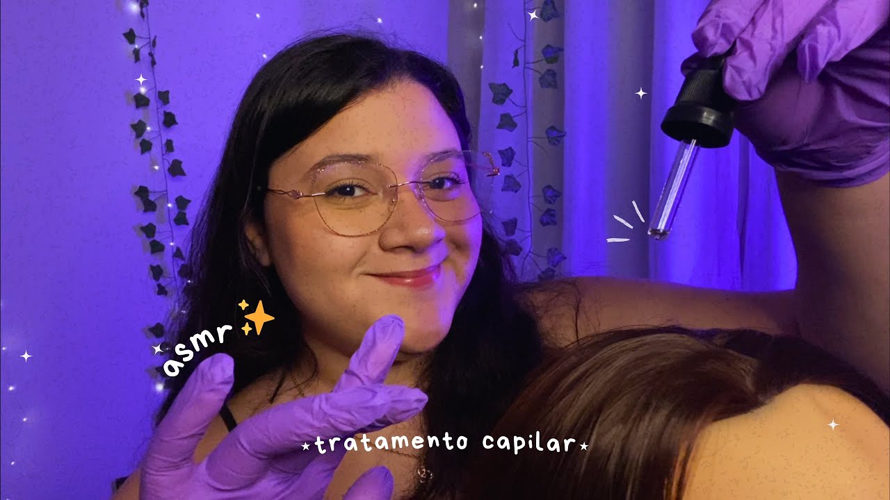 ASMR | TRATAMENTO CAPILAR em VOCÊ 💆🏻‍♀️✨ (roleplay realista)