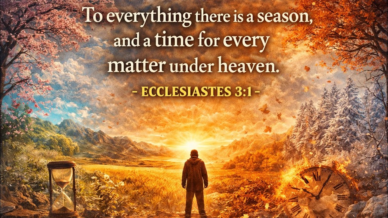 Ecclesiastes 3:1 “To Everything There Is A Season, And A Time For Every Matter Under Heaven”