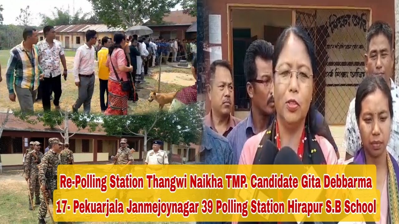 Re-Polling Station Visit TMP. Candidate Gita D/B. 17 Pekuarjala Janmejoynagar 39 Hirapur S.B School