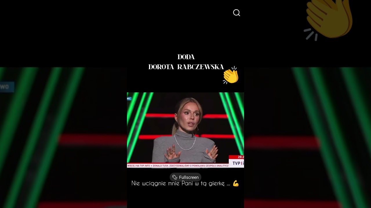 Doda Dorota Rabczewska o polityce  w temacie pato-schronisk