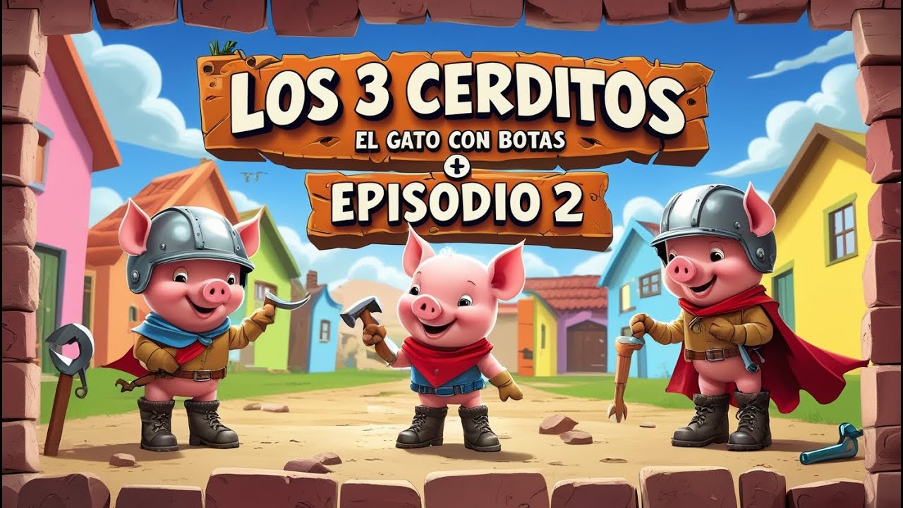 ⚒️🐷 Los 3 Cerditos y El Gato con Botas: Parte-2 ¡En acción!🦸🐾