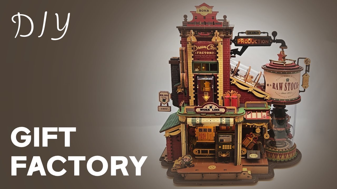 [DIY] 미니어처 하우스 선물 공장 만들기 ㅣ MINIATURE DOLL HOUSE GIFT FACTORY DIY
