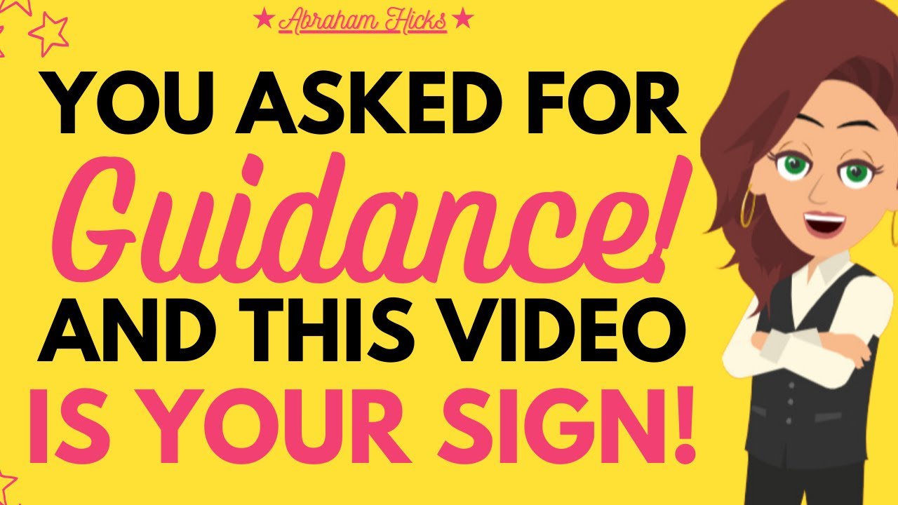 You Asked for GUIDANCE , and This Video Is the Answer! Pay Close Attention! ✨✅ Abraham Hicks 2024