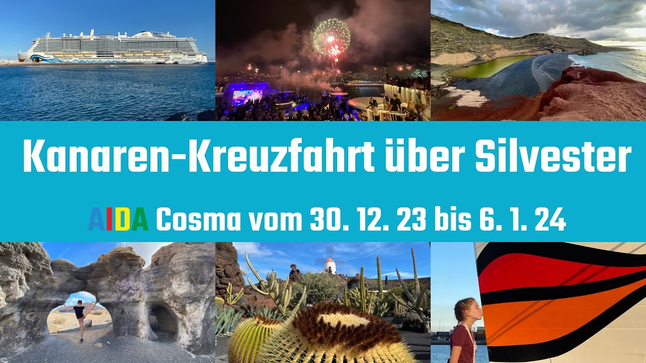 Silvester-Kreuzfahrt 2023/24 auf AIDAcosma auf den Kanaren und Madeira