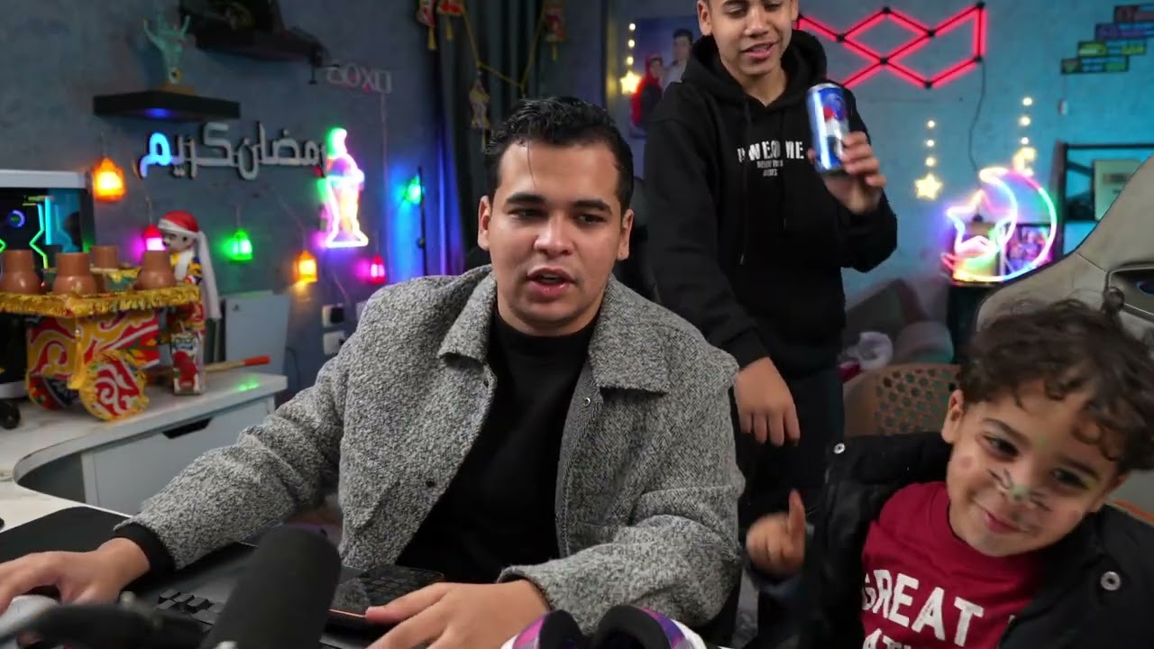 عمرو بيجهز للايف مع الكارف دوشا