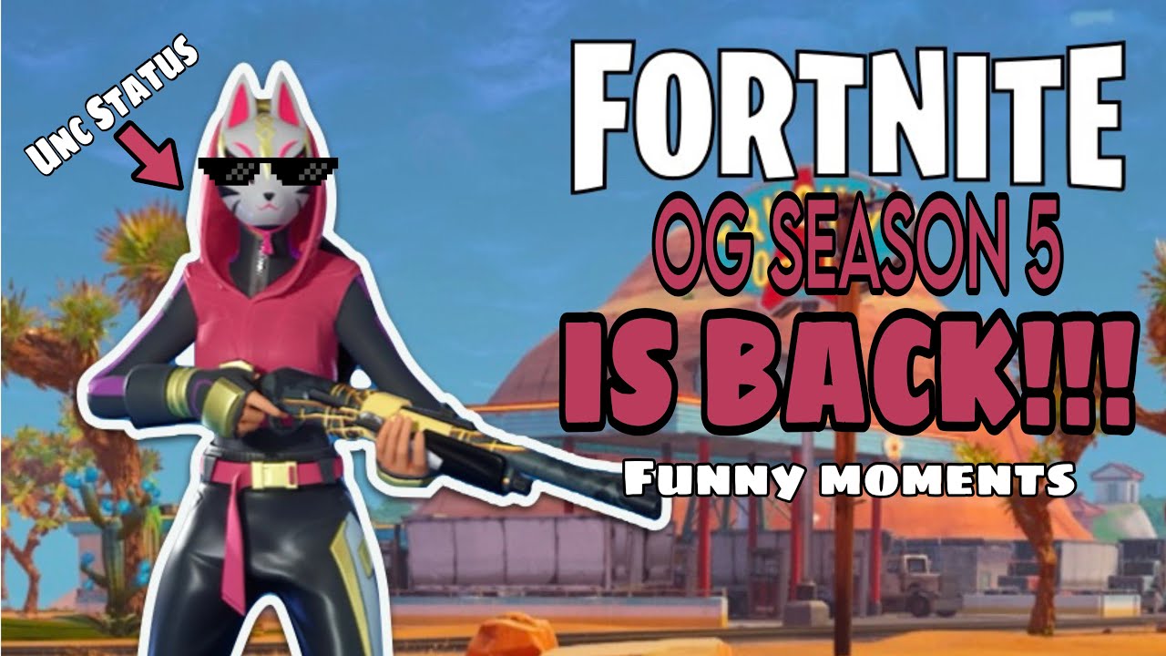 Fortnite OG Season 5 Makes Me Feel Nostalgic (Funny Moments)
