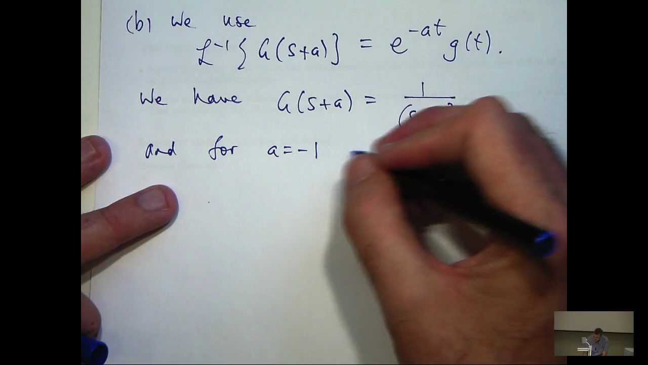 First shifting theorem of Laplace transforms