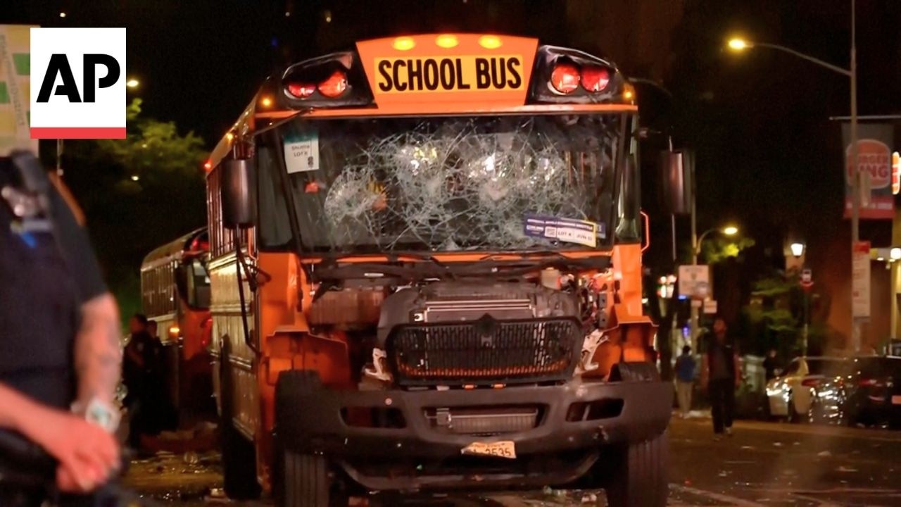 Mayhem in New York City after Knicks win first NBA championship in 53 years