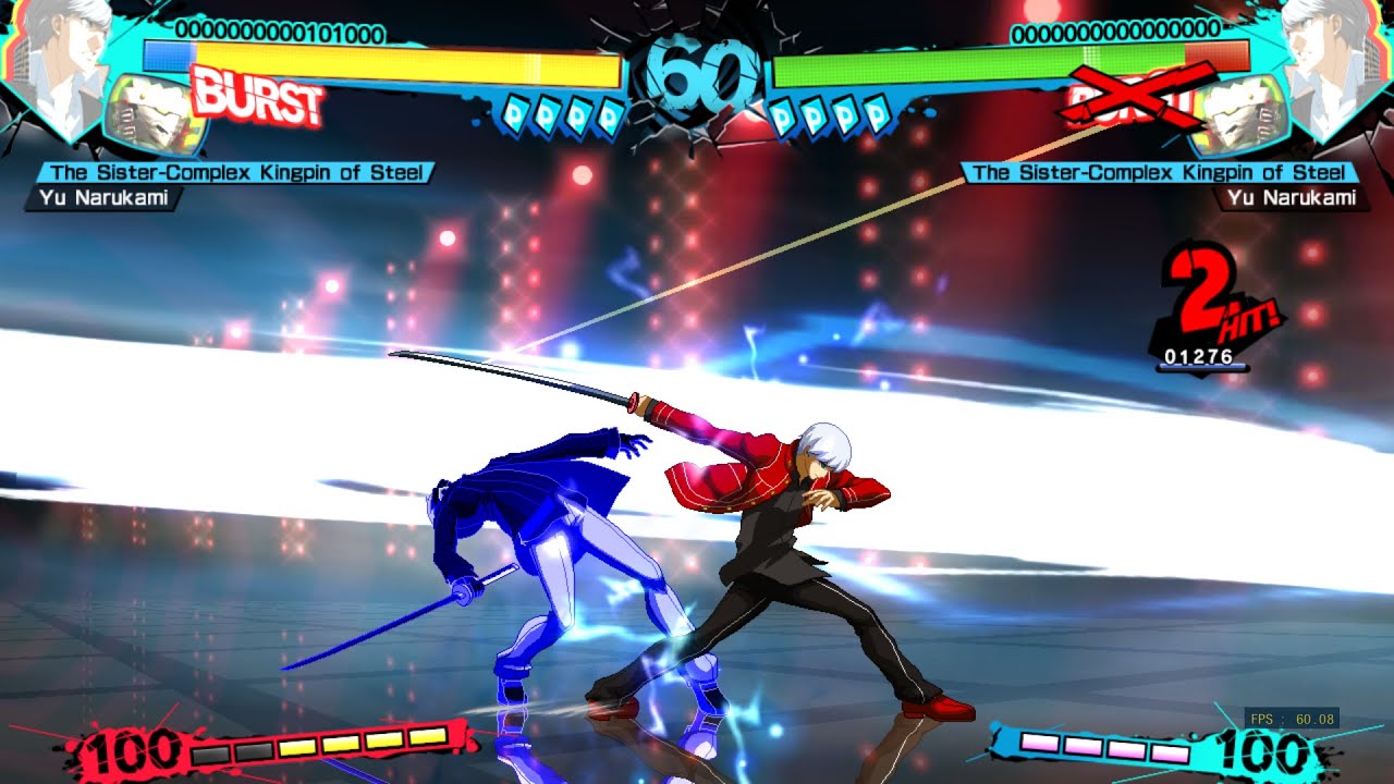 P4U2 P4AU Mid Level Yu Narukami Combos
