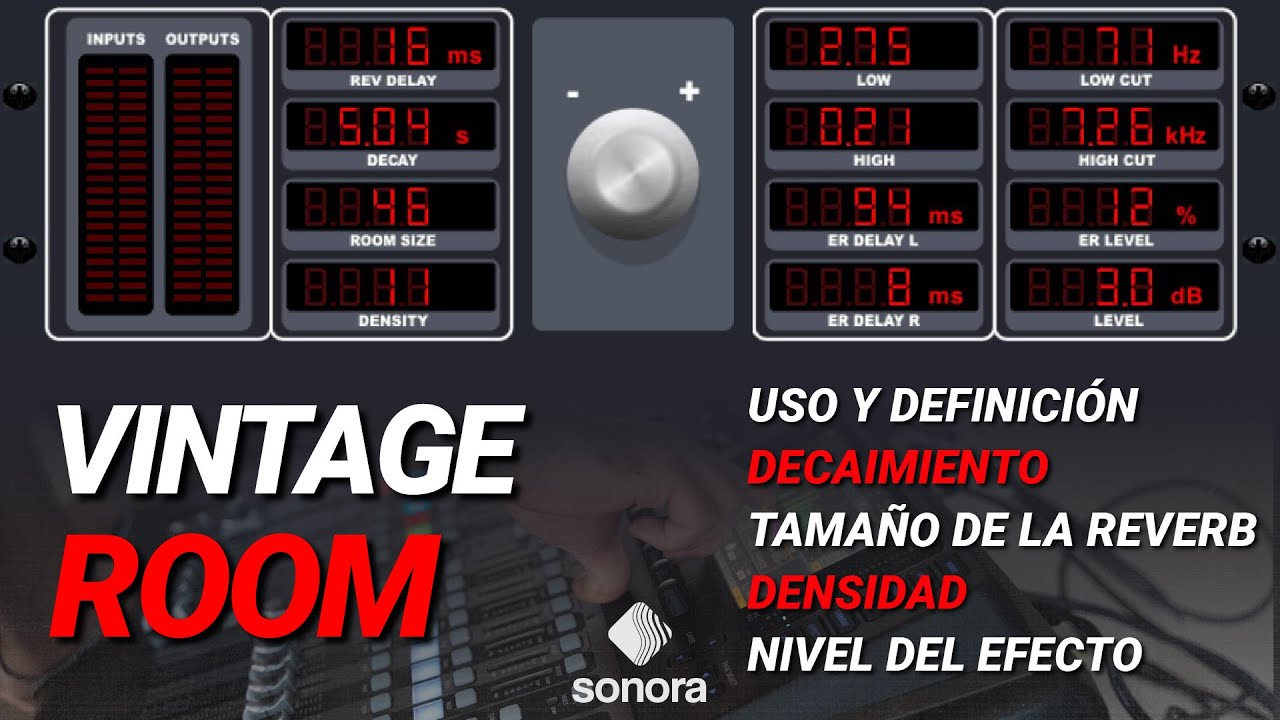 Behringer X32 - Cómo suena y cómo usar el efecto Vintage Room Reverb
