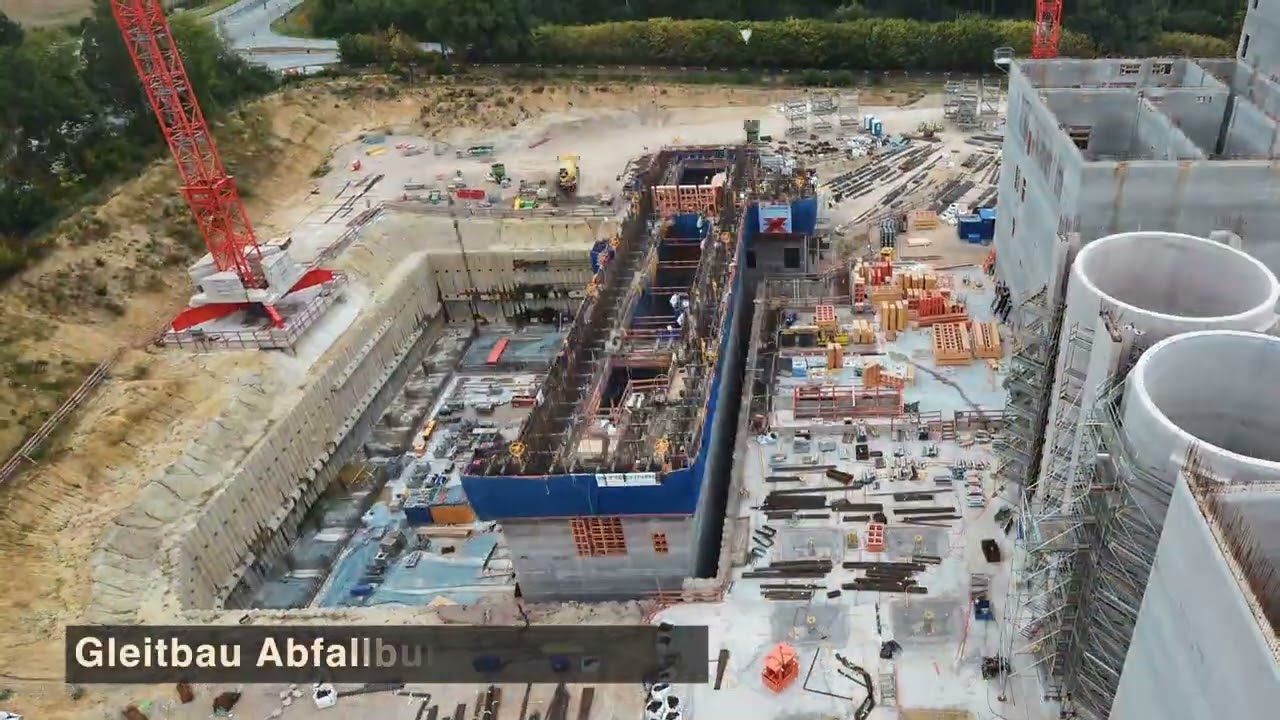 Ersatzneubau der MVA Stapelfeld im Zeitraffer