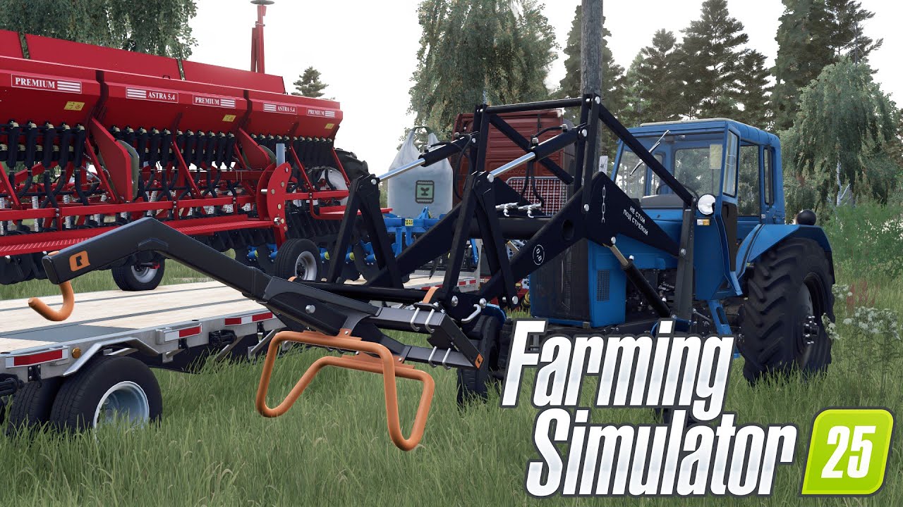 [РП] КУПИЛ АГРЕГАТЫ НА СТРАРЫЙ ТРАКТОР МТЗ-80! FARMING SIMULATOR-25