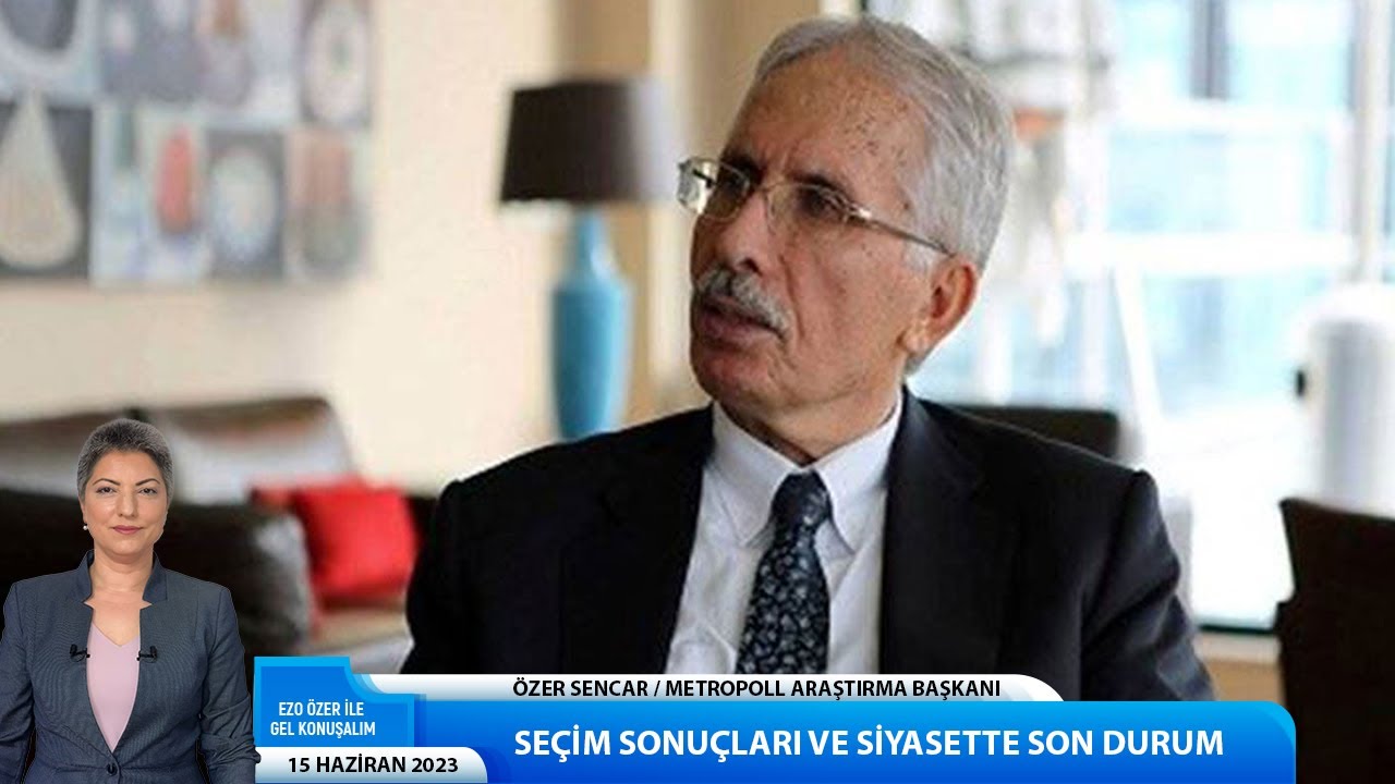 Seçim sonuçlarını ve siyasette son durumu Metropoll Araştırma Başkanı Özer Sencar değerlendirdi.