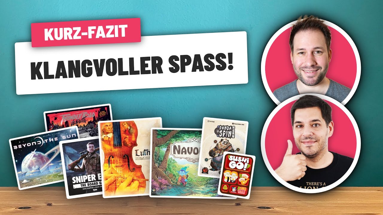 So schöne Spiele im Kurz-Fazit! 🎲