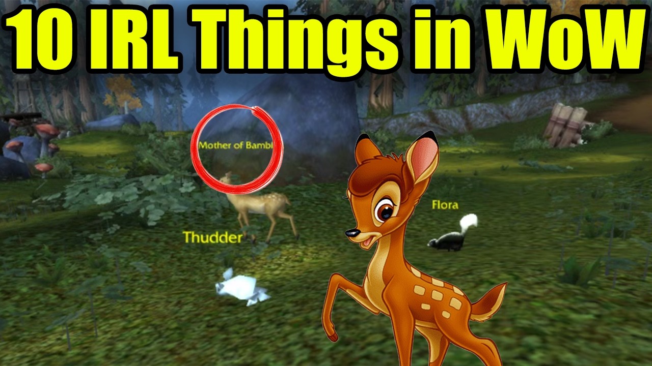 10 Real Life References In World Of Warcraft!