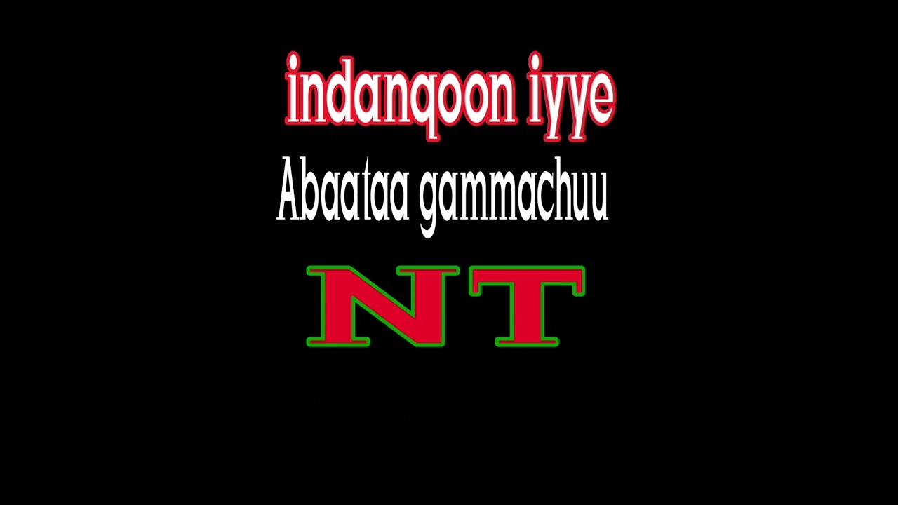 indanqqoon iyyee sinbirri waccee maaliin bari'a laataa? far Abaataa gammaachiu