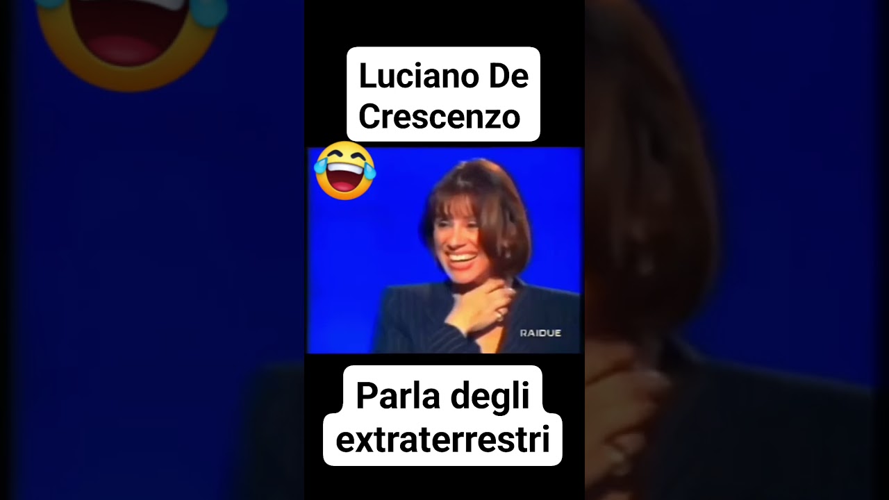 Luciano De Crescenzo dice la sua sugli extraterrestri