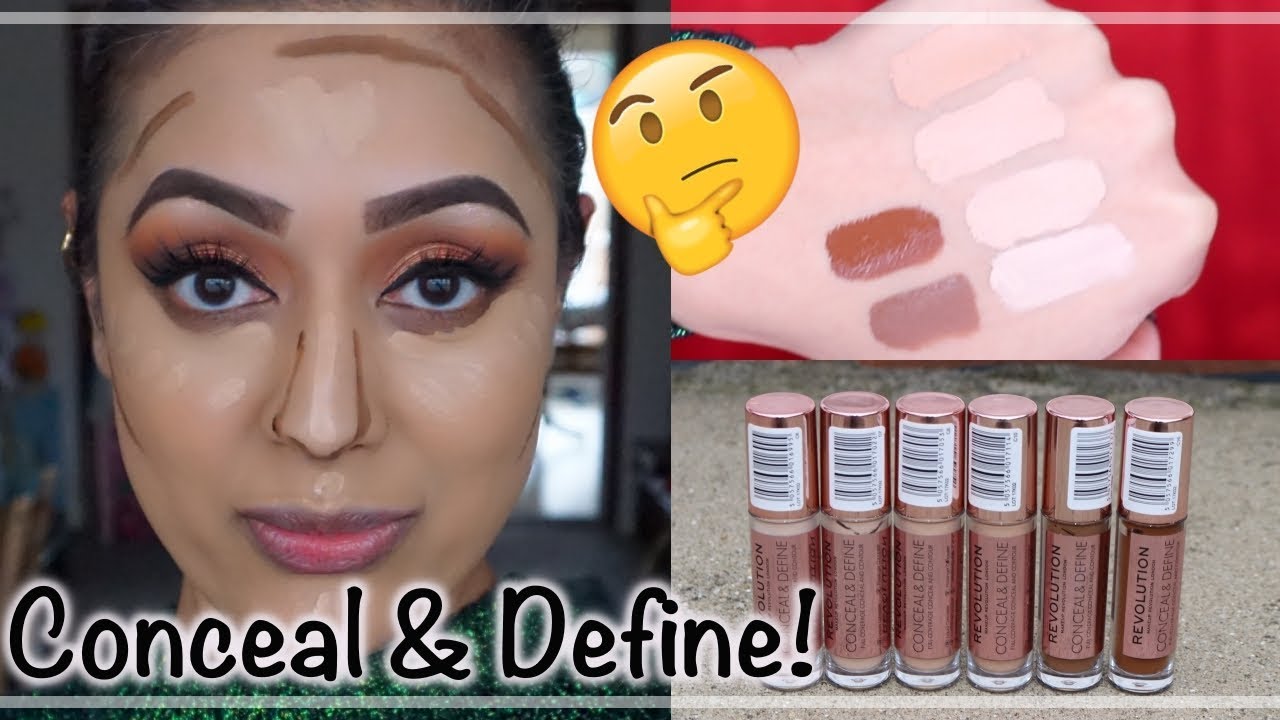 REVIEW & Demo: NEW Makeup Revolution Conceal & Define concealers