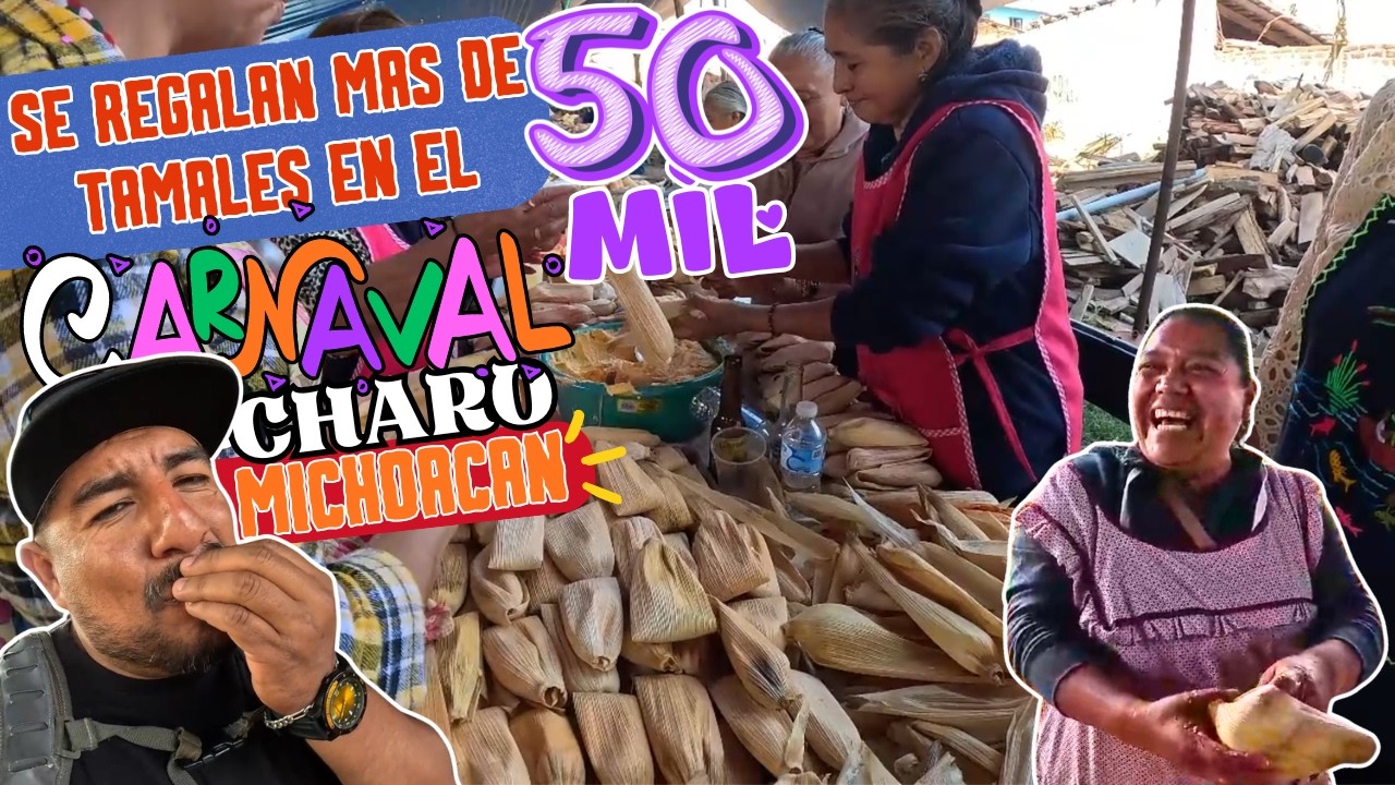 Asi Se Vive Esta Tradicion Lunes De Carnaval En Charo Michoacan Regalaron Mas DE 50mil Tamales Part1