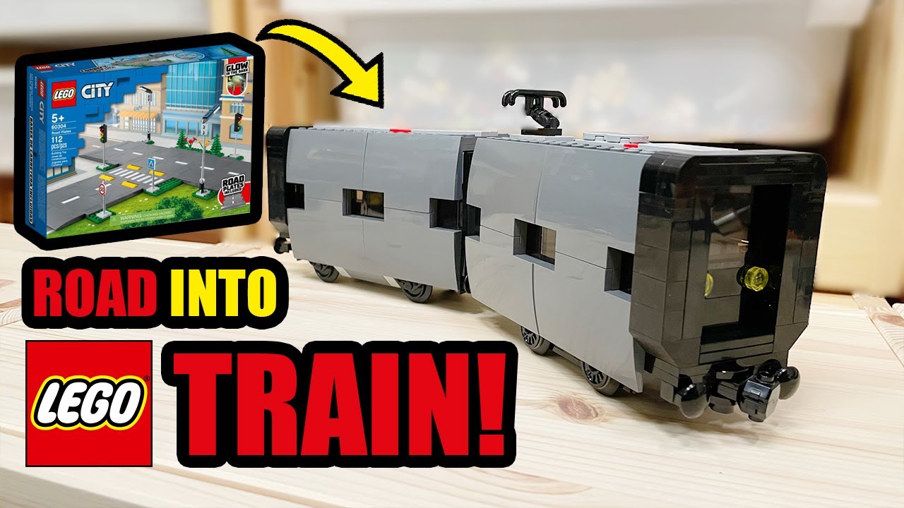 I TURNED ROAD SLOPES INTO LEGO TRAIN