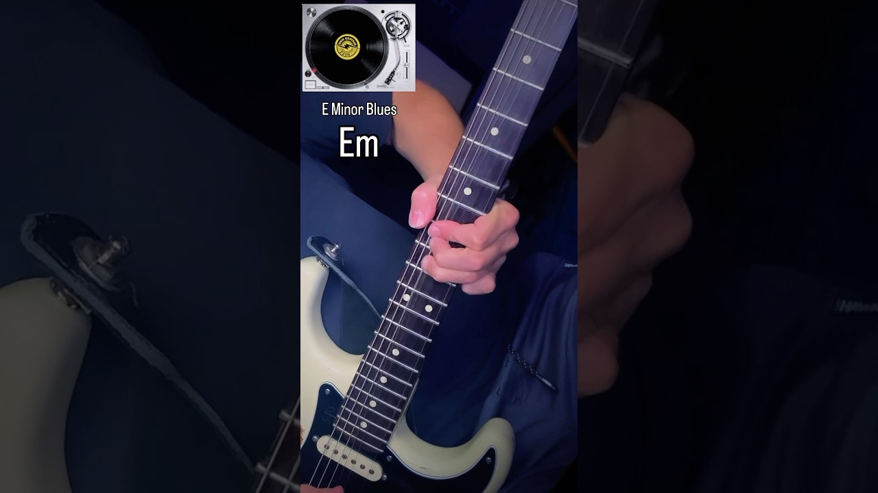 Slow Blues guitar solo - E minor licks 🎸