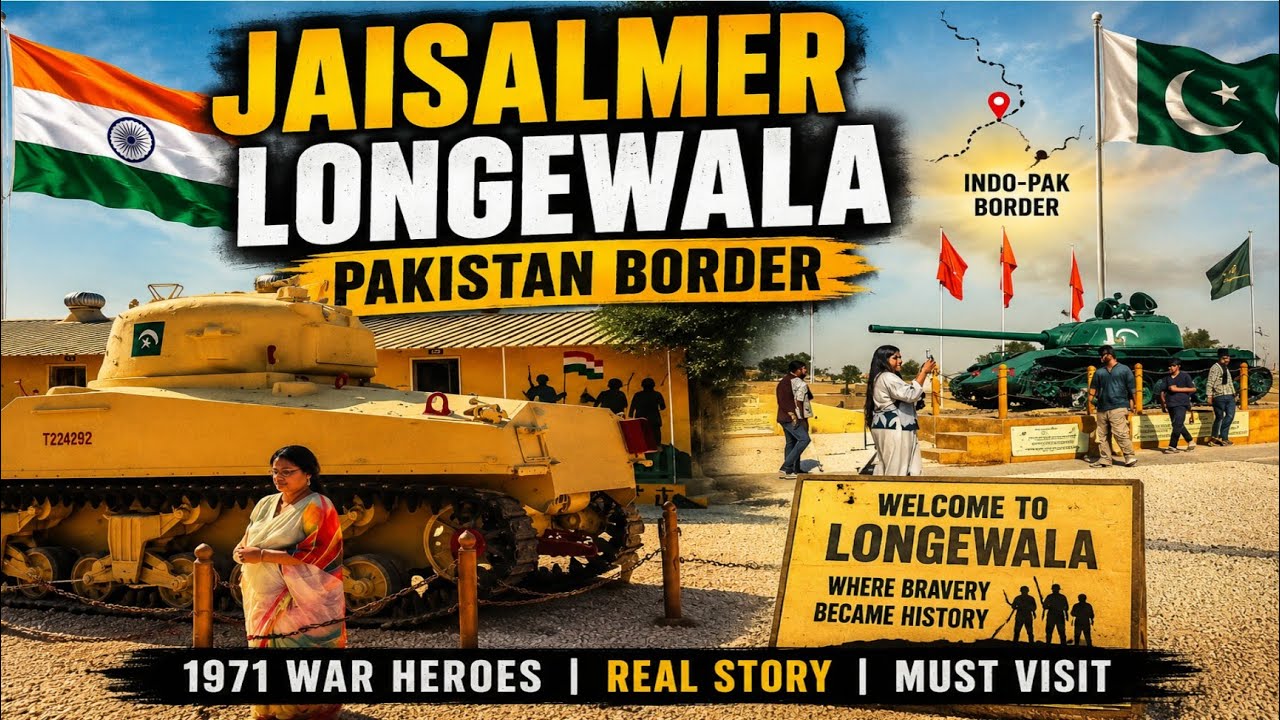 JAISALMER TO LONGEWALA !! PAKISTANI 🇵🇰 TANK AND CARS !! IND 🇮🇳 PAK 🇵🇰 BORDER ZERO POINT 