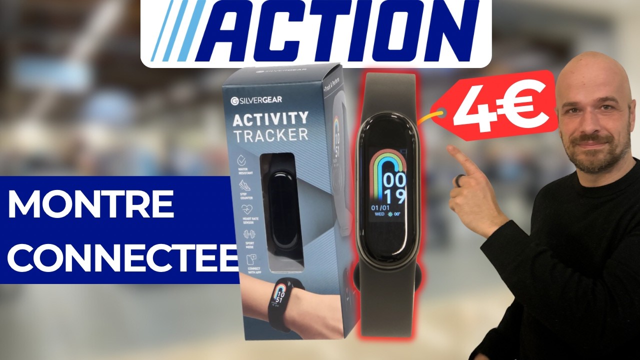 Cette MONTRE CONNECTEE PAS CHERE d'ACTION vaut elle le coup? (activity tracker Silvergear)