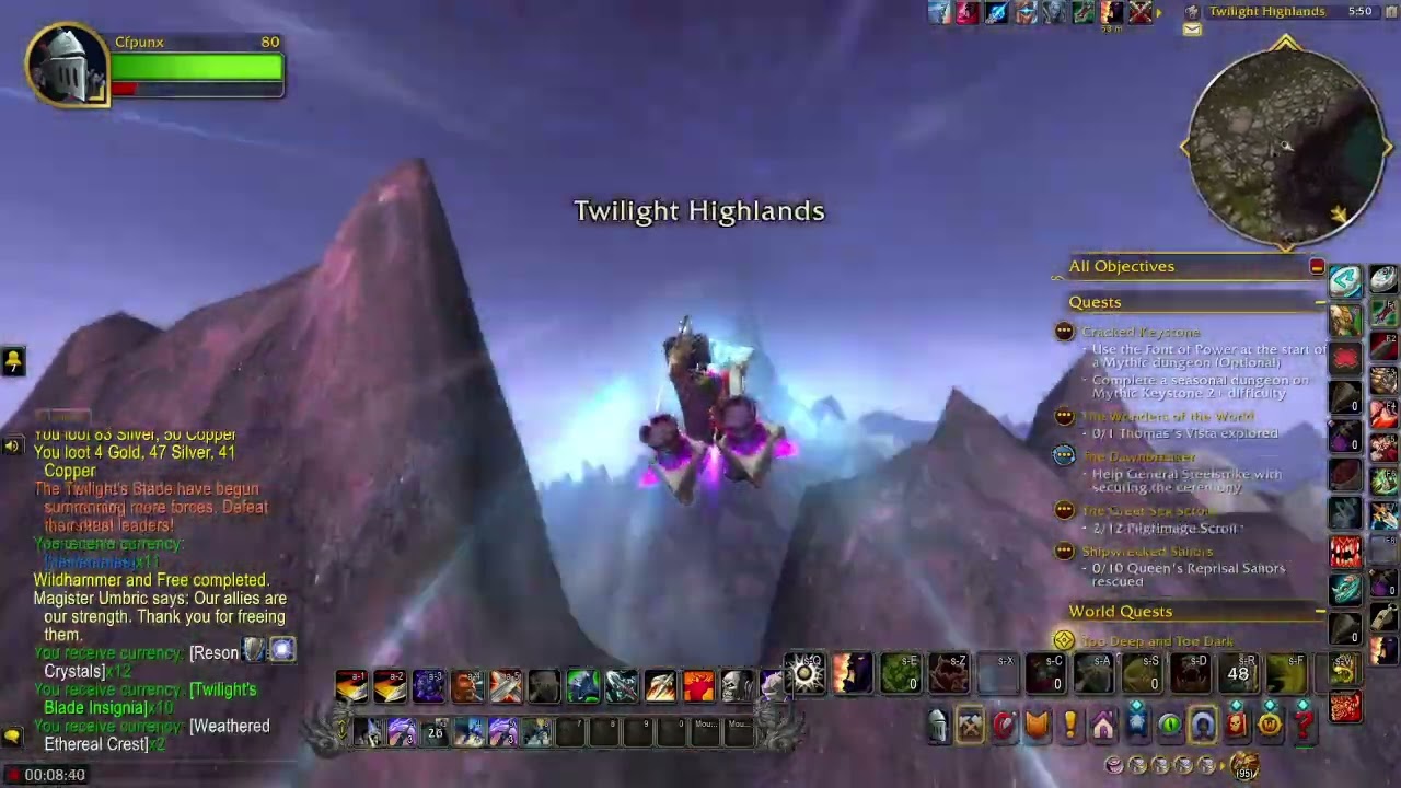 Cfpunx (arms warrior) in world of warcraft war within episode: 41