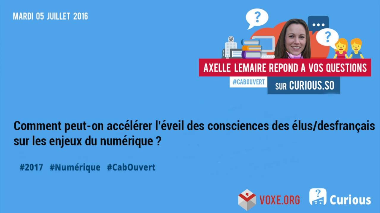 Axelle Lemaire r&eacute;pond aux questions CURIOUS / conscience num&eacute;rique