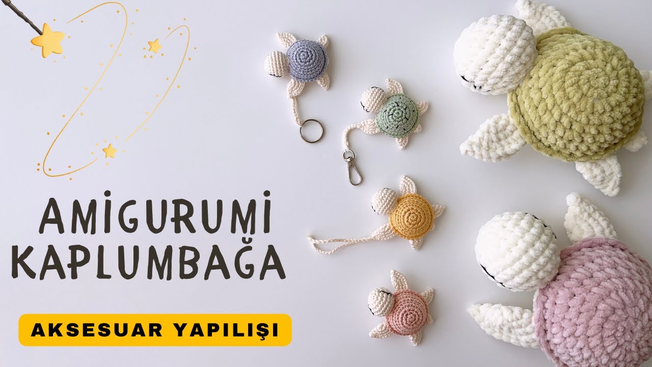AMİGURUMİ KAPLUMBAĞA ile Pratik Fikirler / Tığ İşi - Kendin Yap!