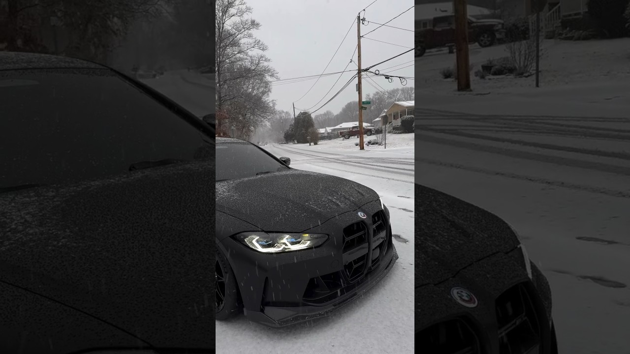 Frozen Black 🖤 Bmw M3 G80 #bmwengine #bmw #automobile