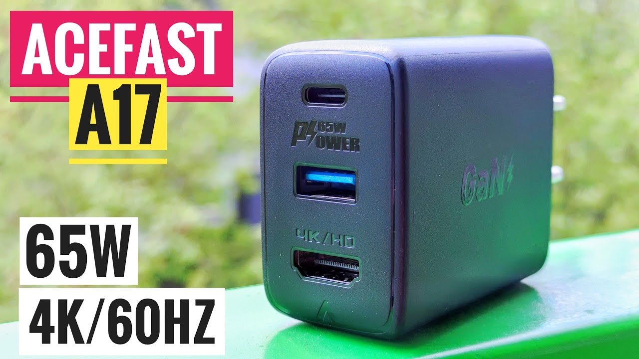 AceFast A17 🔥 65W 💥 Gan Charger  👍 Multi-function Hub ✅