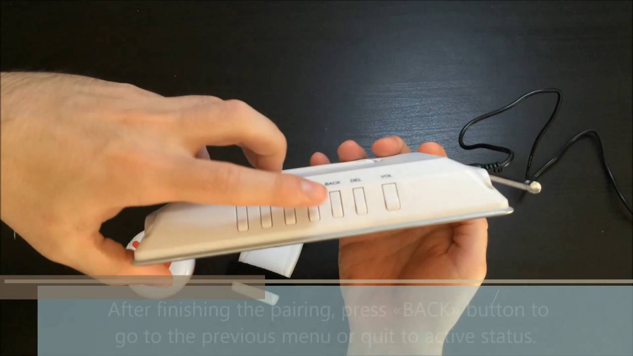 Desktop wireless calling receiver ZJ-46S