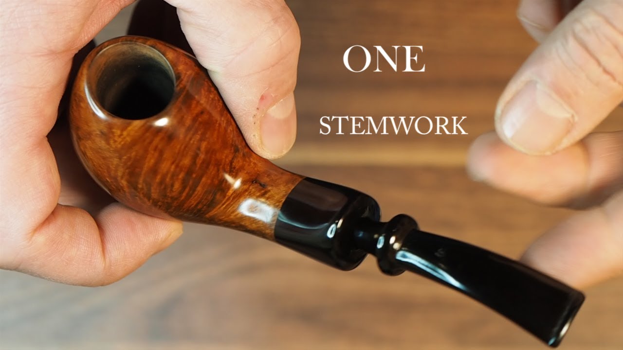 Ep32 - Stanwell 35 project Part 1: Sanding and polishing a rebuilt stem