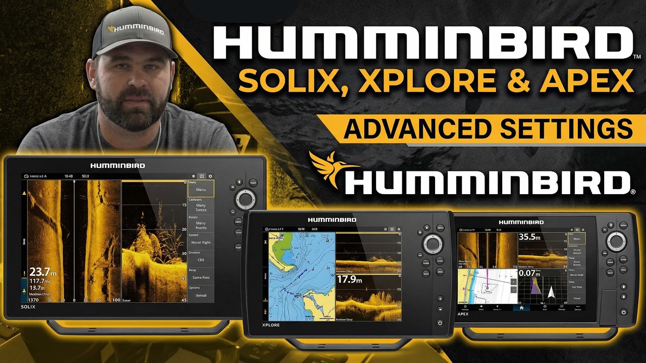 Секреты профессиональной настройки устройств Humminbird APEX, SOLIX и XPLORE.