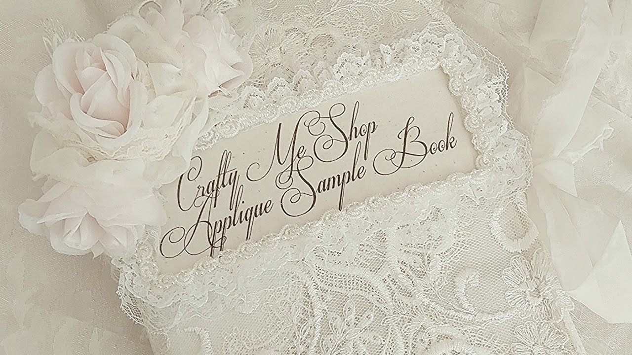 GORGEOUS✨️ Applique Sample Book & DT Unboxing for @craftymeshop9346 #unboxing  #sewing #lace 